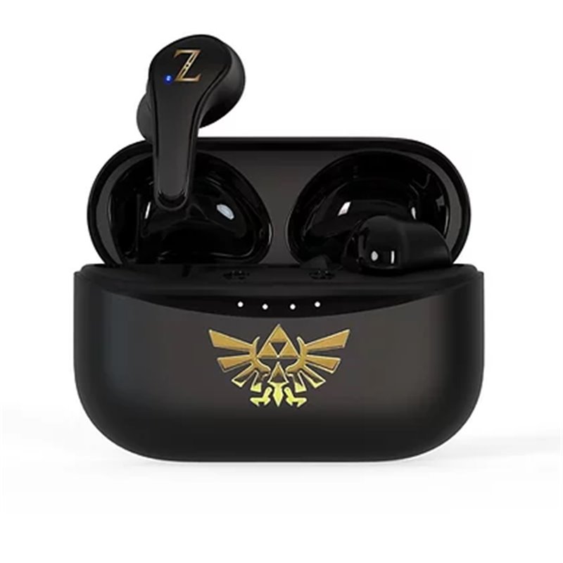 AURICULARES TWS EARPODS LOGO LEGEND OF ZELDA NEGRO OTL TECHNOLOGIES ZD0855