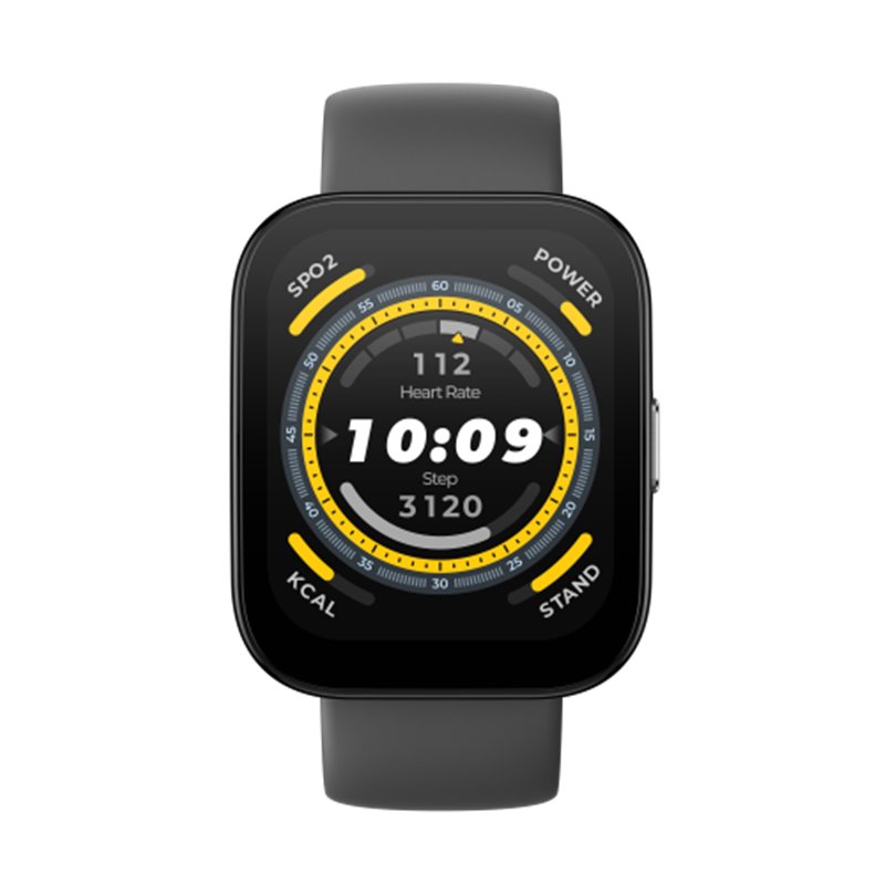 Amazfit Bip 5 4,85 cm (1.91") LCD 38 mm Digital 320 x 380 Pixeles Pantalla táctil Negro GPS (satélite)