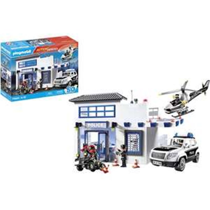 MEGA SET POLICÍA CON ACCESORIOS  PLAYMOBIL ACTION