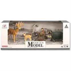 CAJA 6 ANIMALES SALVAJES 30X10X13CM - MODELOS SURTIDOS