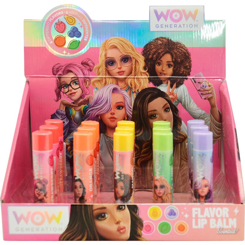 Balsamo labial con sabor Wow Generation surtido