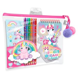 Set papeleria en estuche Sweet Dreams