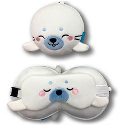 ALMOHADA VIAJE ANTIFAZ KAI LA FOCA ADORAMALS RELAXEAZZZ