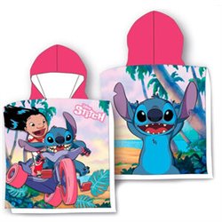 PONCHO TOALLA LILO & STITCH DISNEY ALGODON