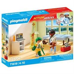 PEDIATRA CON OSITO DE PELUCHE. PLAYMOBIL ACTION.