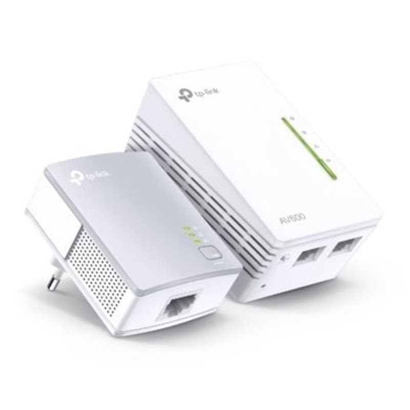 Adaptador Powerline TP-Link WPA4221KIT 600Mbps/ Alcance 300m/ Pack de 2