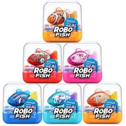 FIGURA PEZ ROBOFISH, NADA EN DIFERENTES DIRECCIONES Y CAMBIA DE COLOR 7X7X7CM - MODELOS SURTIDOS