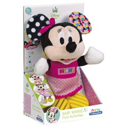 Peluche texturas Baby Minnie Disney