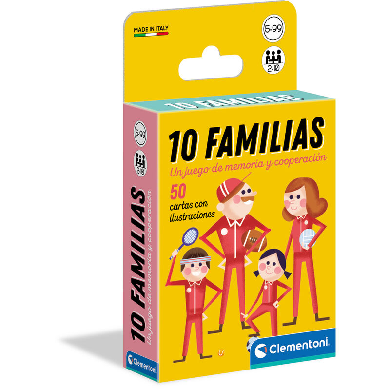 Juego memoria 10 Familias