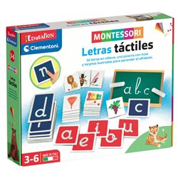 Letras tactiles Montessori