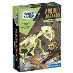 Juego Arqueojugando Smilodon fosforescente