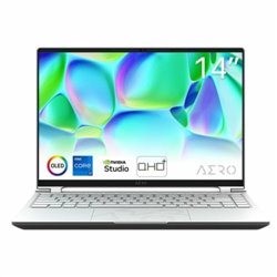 GIGABYTE PORTATIL AERO 14 OLED BMF-H2ESBB3SH,i7-13620H,32GB DDR5,SSD 512GB,14.0" THIN BEZEL 2.8K QHD+,RTX4050/6GB,W11HOME