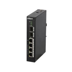 (DH-PFS4206-4P-96) DAHUA SWITCH POE L2 GESTIONABLE 3 PUERTOS + 1 UPLINK GIGABIT HIPOE + 2 SFP