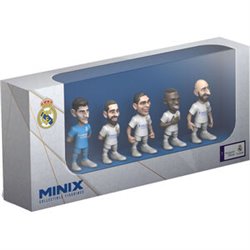 BLISTER 5 FIGURAS MINIX REAL MADRID 7CM