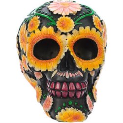 FIGURA CALAVERA DÍA DE LOS MUERTOS MARGARITAS 11CM