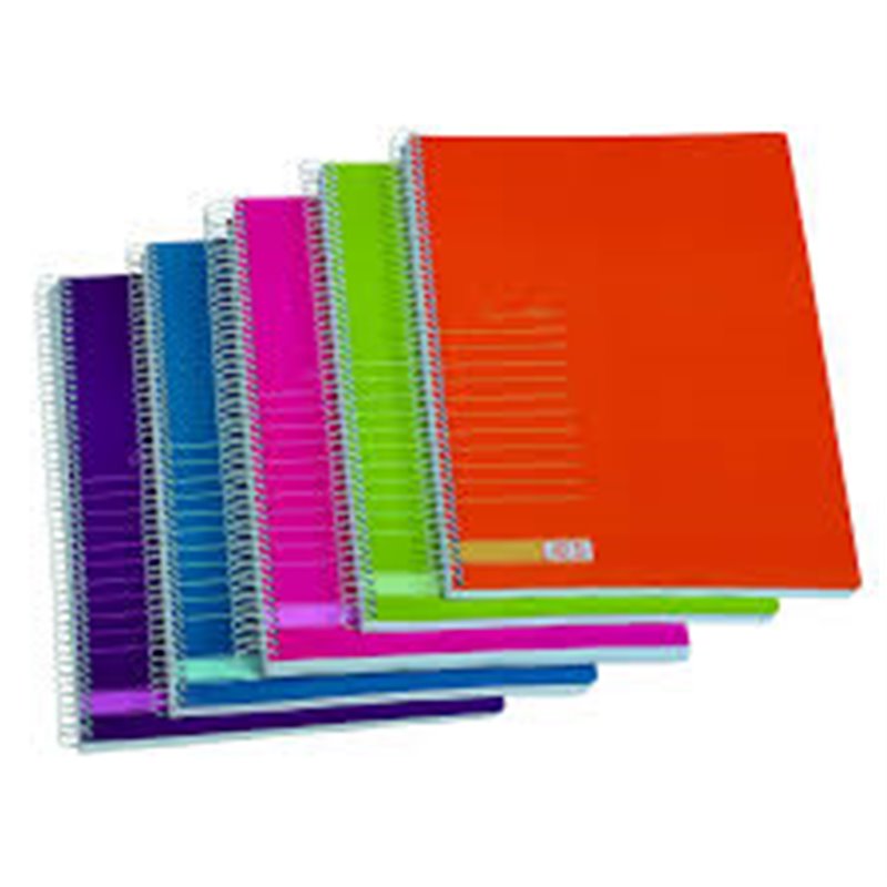 LIBRETA GUSANILLO A5 1 LINEA 80H 60G