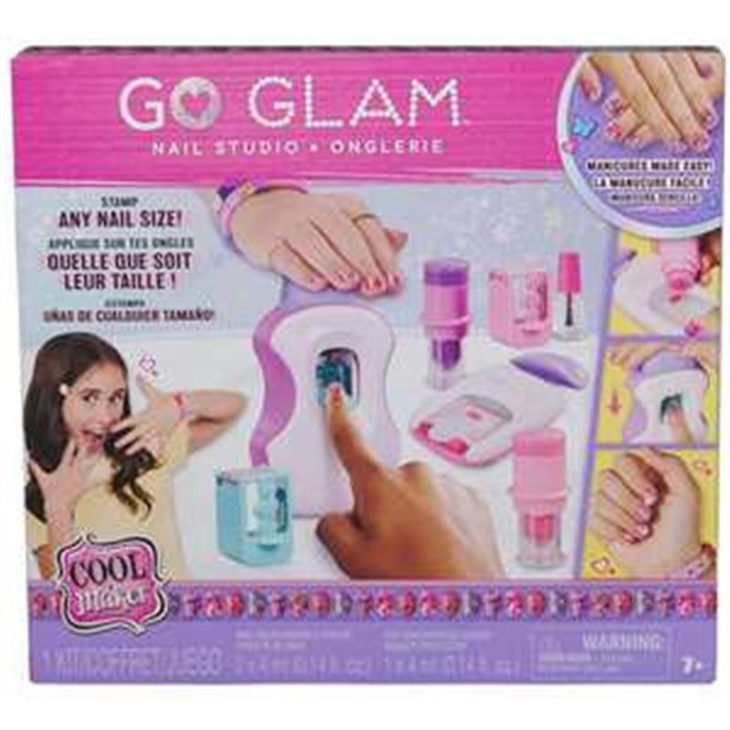 ESTUDIO DE UÑAS COOL MAKER GO GLAM. 27,94X30,48X6,35 CM