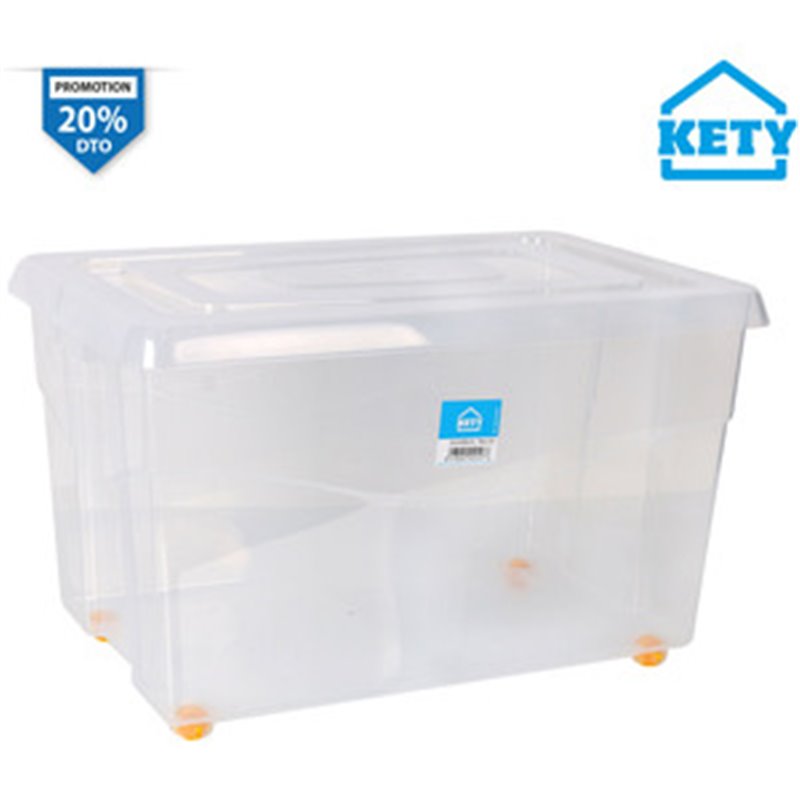 CAJA ALMACENAJE 60L C/TAPA KETY