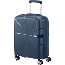 Maleta de Cabina American Tourister Starvibe Spinner 55cm/ 55x40x20cm/ 4 Ruedas/ Azul Marino