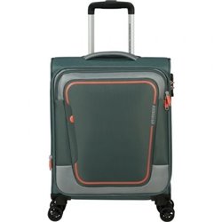 Maleta de Cabina American Tourister Pulsonic Spinner 55cm/ 55x40x23cm/ 4 Ruedas/ Verde Bosque Oscuro