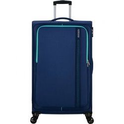 Maleta de Cabina American Tourister Sea Seeker Spinner 80cm/ 80x47.5x28.5cm/ 4 Ruedas/ Marino Combate