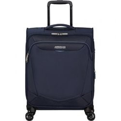 Maleta de Cabina American Tourister SummerRide Spinner 55cm/ 55x40x23cm/ 4 Ruedas/ Azul Marino