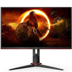 Monitor Gaming AOC Q27G2S/EU 27"/ QHD/ 1ms/ 165Hz/ IPS/ Regulable en altura/ Negro y Rojo