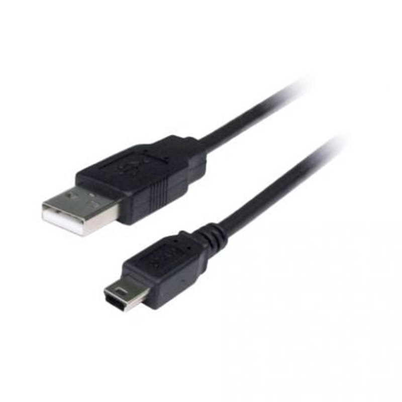 Cable USB 2.0 3GO C107/ MiniUSB Macho - USB Macho/ 1.5m/ Negro