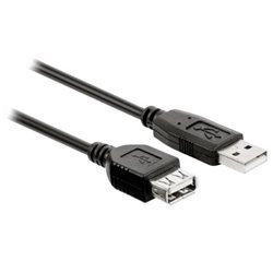 Cable Alargador USB 2.0 3GO C108/ USB Macho - USB Hembra/ 5m