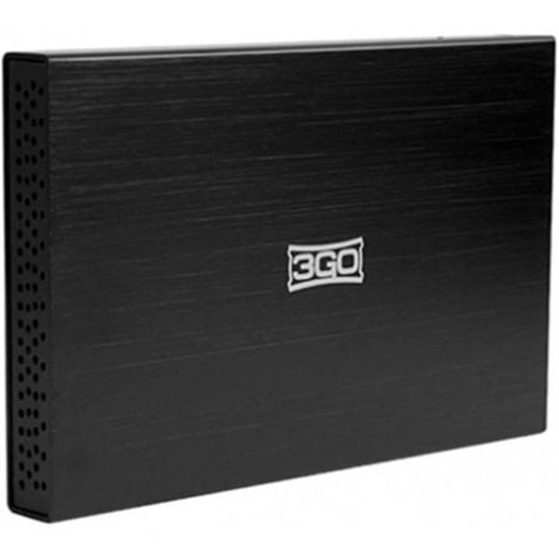 Caja Externa para Disco Duro de 2.5" 3GO HDD25BK12/ USB 2.0