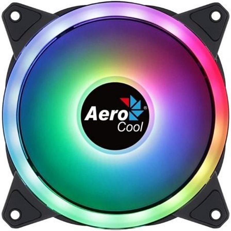 Ventilador Aerocool Duo 12/ 12cm/ RGB