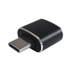 Adaptador USB 3.0 Tipo-C Aisens A108-0369/ USB Tipo-C Macho - USB Hembra