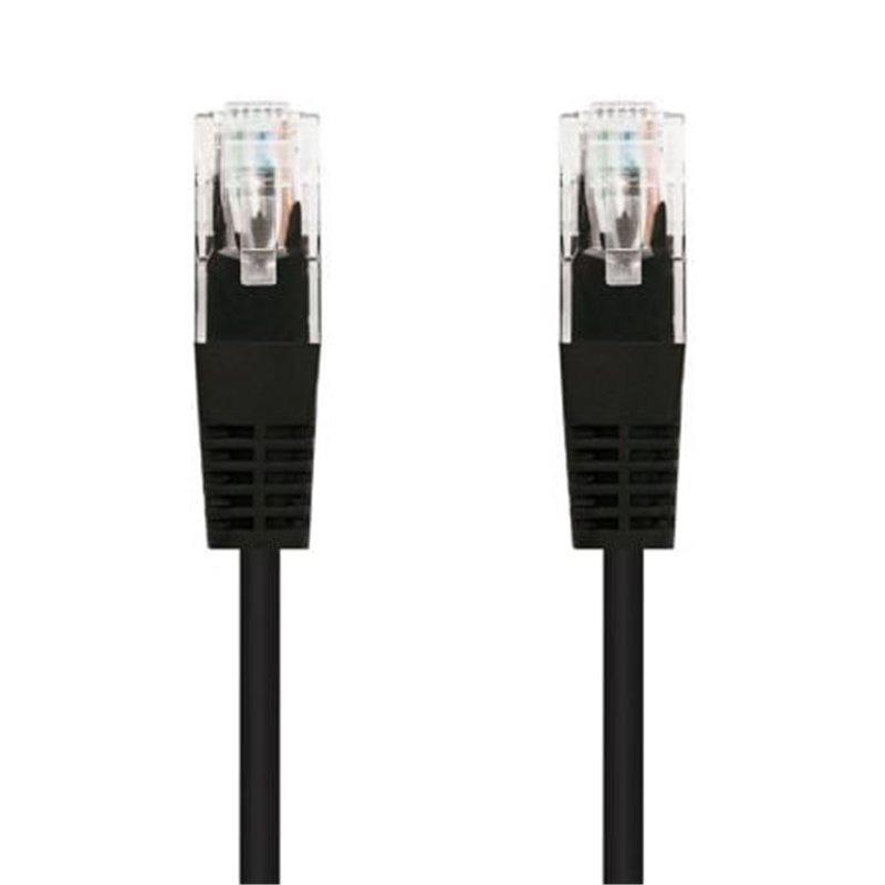 Cable de Red RJ45 UTP Nanocable 10.20.0102-BK Cat.5e/ 2m/ Negro