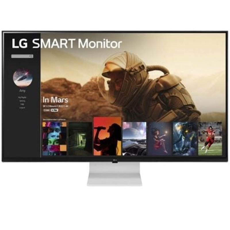 Smart Monitor LG 43SQ700S-W 42.5"/ 4K/ Smart TV/ Multimedia/ Blanco