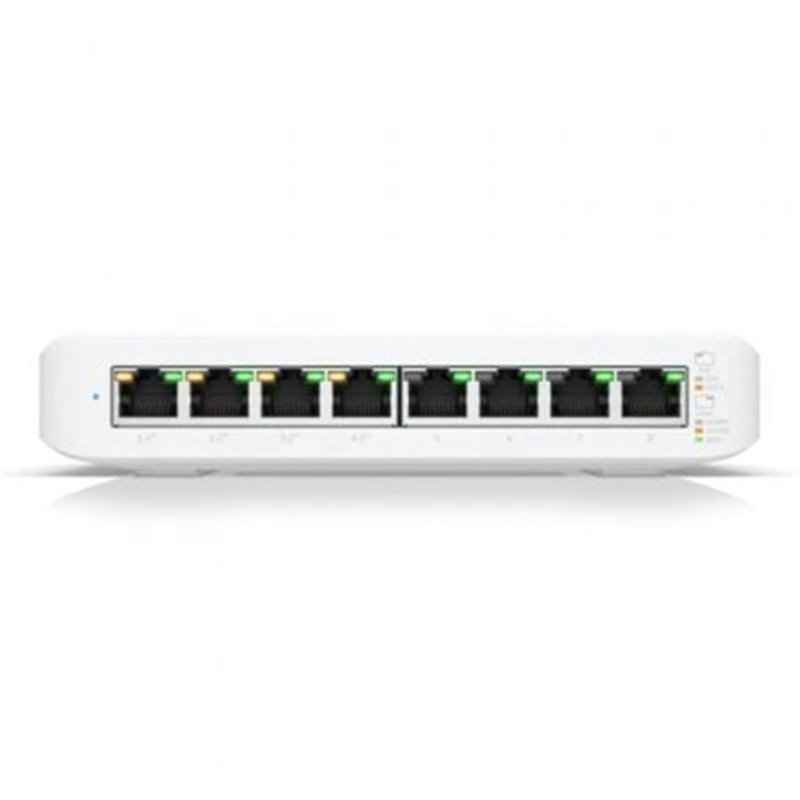 Switch Ubiquiti USW-LITE-8-POE/ 8 Puertos/ RJ45 10/100/1000 PoE