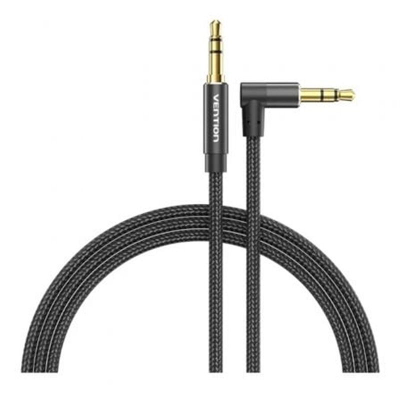 Cable Audio Vention BAZBH/ Jack 3.5 Macho - Jack 3.5 Macho/ 2m/ Negro