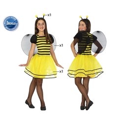 DISFRAZ ABEJA NIÑA INFANTIL AMARILLO