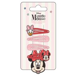 Blister 4 horquillas Minnie Disney