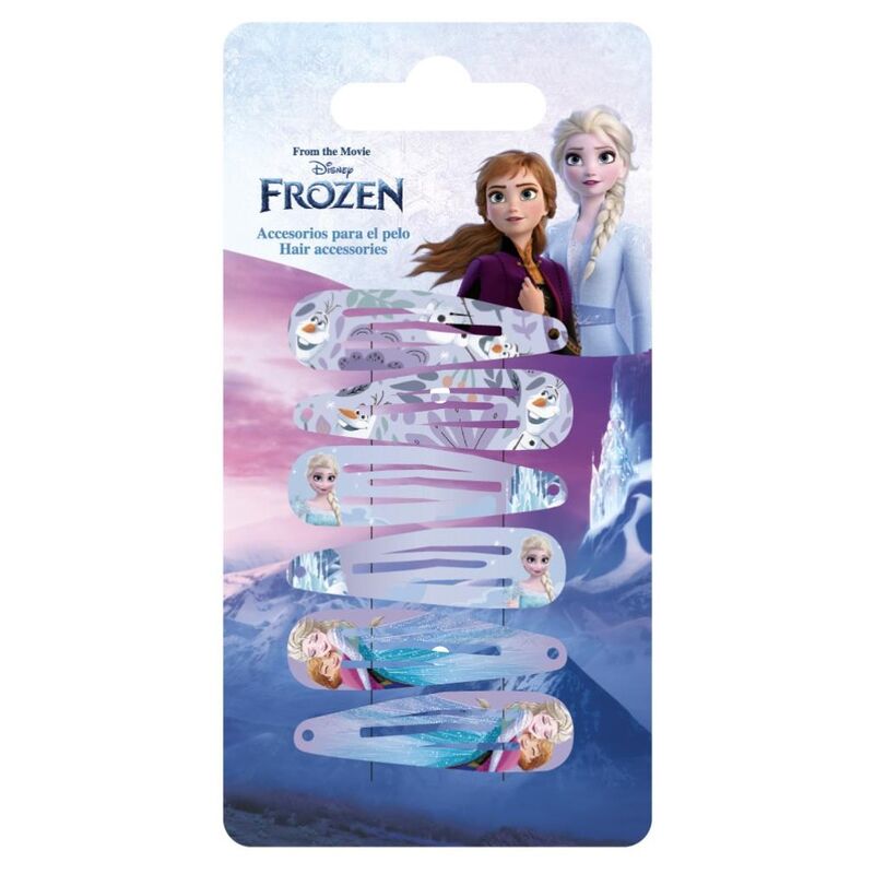 Blister 6 horquillas Frozen Disney