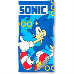 TOALLA SONIC THE HEDGEHOG MICROFIBRA