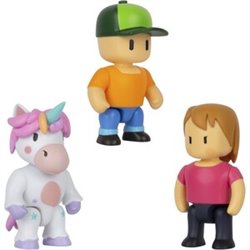 PACK 3 FIGURAS STUMBLE GUYS 7.5CM