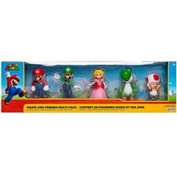 Blister 5 figuras Super Mario Nintendo 6cm