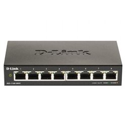 Switch Gestionable D-Link DGS-1100-08V2 8 Puertos/ RJ-45 10/100/1000