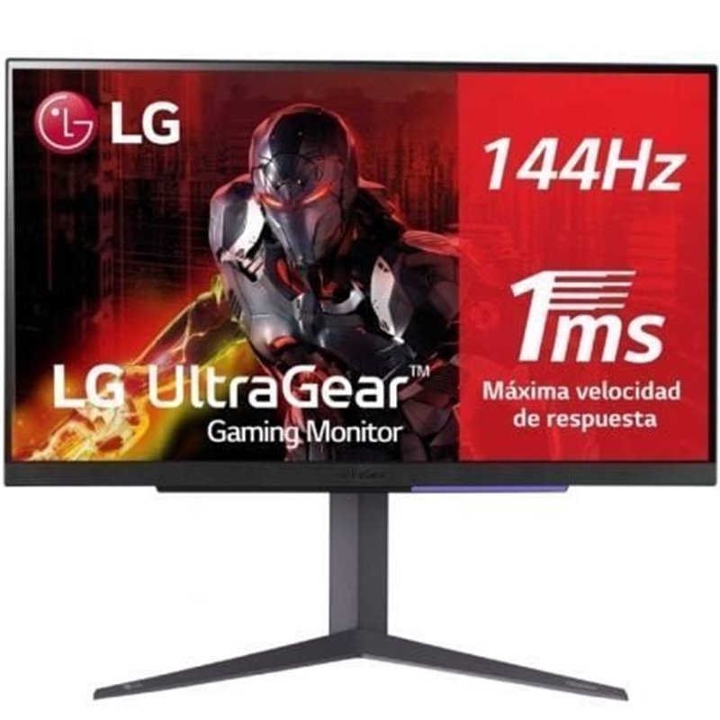 Monitor Gaming LG UltraGear 27GR93U-B 27"/ 4K/ 1ms/ 144Hz/ IPS/ Regulable en altura/ Negro