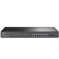 Switch Gestionable TP-Link Omada JetStream TL-SG3210XHP-M2/ WiFi 6/ 10 Puertos/ RJ-45 10/100/1000/ PoE+/ SFP+ 10GE