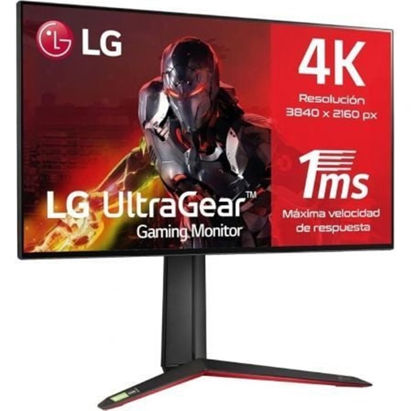 Monitor Gaming LG UltraGear 27GP95RP-B 27"/ 4K/ 1ms/ 160Hz/ IPS/ Regulable en altura/ Negro