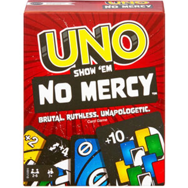 JUEGO CARTAS UNO NO MERCY