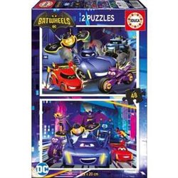 PUZZLE 2X48 PIEZAS BATWHEELS