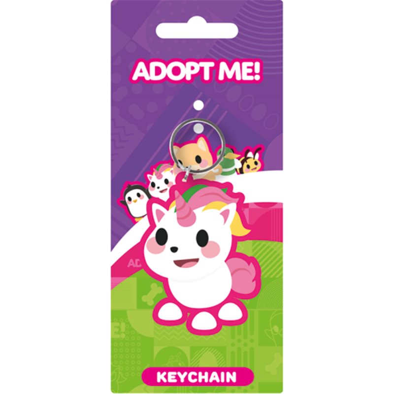 LLAVERO UNICORNIO - ADOPT ME! 6 CM PYRAMID RK39481C