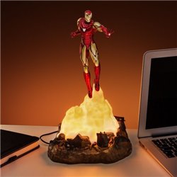 LÁMPARA DIORAMA IRON MAN VOLANDO 18 CM PALADONE PP11311MSIS